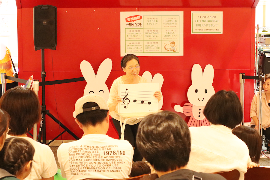 川崎紫明音符ビッツ体験ステージ