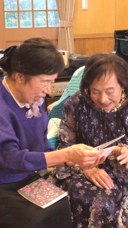 室井摩耶子先生と川崎紫明