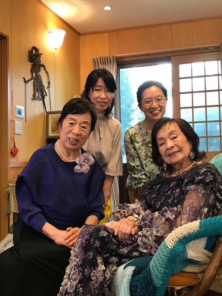 室井摩耶子先生と川崎紫明